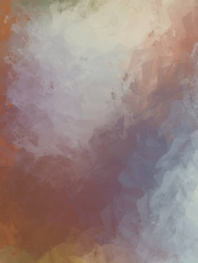 Taranmış Boyalı Soyut Arkaplan. Fırça darbesi ile boyanmış. Boya darbeleri. 2B Görüntü.