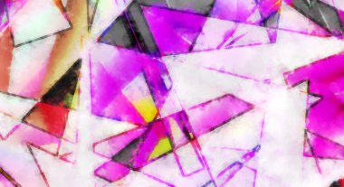 Modern sanat. Renkli çağdaş sanat eserleri. Renkli boya darbeleri. Soyut arkaplanda fırça darbeleri. fırça boyası.