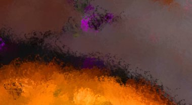 Taranmış Boyalı Soyut Arkaplan. Fırça darbesi ile boyanmış. Boya darbeleri. 2B Görüntü.