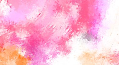 Taranmış Boyalı Soyut Arkaplan. Fırça darbesi ile boyanmış. Boya darbeleri. 2B Görüntü.