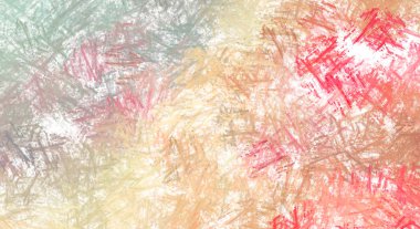 Taranmış Boyalı Soyut Arkaplan. Fırça darbesi ile boyanmış. Boya darbeleri. 2B Görüntü.