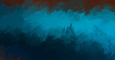 Taranmış Boyalı Soyut Arkaplan. Fırça darbesi ile boyanmış. Boya darbeleri. 2B Görüntü.