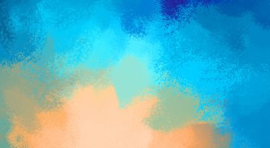 Taranmış Boyalı Soyut Arkaplan. Fırça darbesi ile boyanmış. Sanatsal canlılık ve renkli duvar kağıdı.