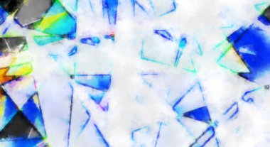 Modern sanat. Renkli çağdaş sanat eserleri. Renkli boya darbeleri. Soyut arkaplanda fırça darbeleri. fırça boyası.