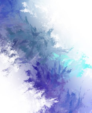 Taranmış Boyalı Soyut Arkaplan. Fırça darbesi ile boyanmış. Boya darbeleri. 2B Görüntü.