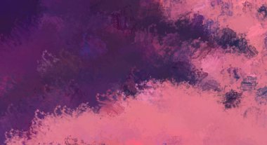 Taranmış Boyalı Soyut Arkaplan. Fırça darbesi ile boyanmış. Boya darbeleri. 2B Görüntü.