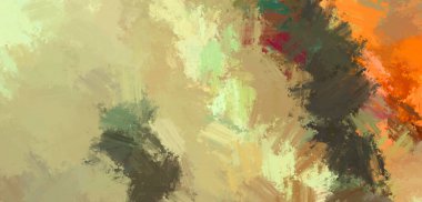 Taranmış Boyalı Soyut Arkaplan. Fırça darbesi ile boyanmış. Boya darbeleri. 2B Görüntü.