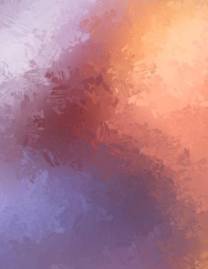 Taranmış Boyalı Soyut Arkaplan. Fırça darbesi ile boyanmış. Boya darbeleri. 2B Görüntü.