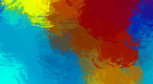 Harjattu Maalattu Abstrakti Tausta Harjattu Maalaus Taiteellinen Elinvoimainen Värikäs Tapetti — kuvapankkivalokuva