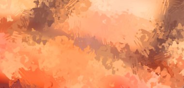 Taranmış Boyalı Soyut Arkaplan. Fırça darbesi ile boyanmış. Boya darbeleri. 2B Görüntü.