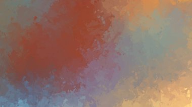 Taranmış Boyalı Soyut Arkaplan. Fırça darbesi ile boyanmış. Boya darbeleri. 2B Görüntü.