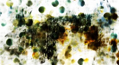 Modern sanat. Renkli çağdaş sanat eserleri. Renkli boya darbeleri. Soyut arkaplanda fırça darbeleri. fırça boyası.