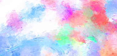 Taranmış Boyalı Soyut Arkaplan. Fırça darbesi ile boyanmış. Boya darbeleri. 2B Görüntü.