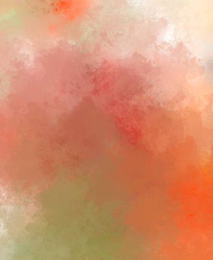 Taranmış Boyalı Soyut Arkaplan. Fırça darbesi ile boyanmış. Boya darbeleri. 2B Görüntü.