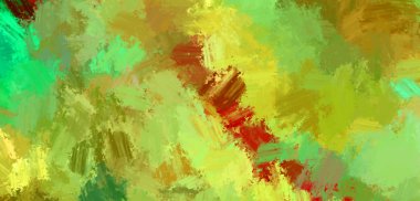 Taranmış Boyalı Soyut Arkaplan. Fırça darbesi ile boyanmış. Boya darbeleri. 2B Görüntü.