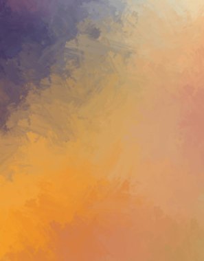Taranmış Boyalı Soyut Arkaplan. Fırça darbesi ile boyanmış. Boya darbeleri. 2B Görüntü.