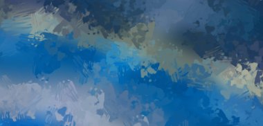 Taranmış Boyalı Soyut Arkaplan. Fırça darbesi ile boyanmış. Boya darbeleri. 2B Görüntü.