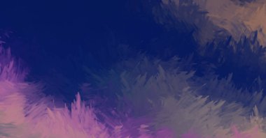 Taranmış Boyalı Soyut Arkaplan. Fırça darbesi ile boyanmış. Boya darbeleri. 2B Görüntü.