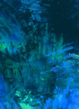 Taranmış Boyalı Soyut Arkaplan. Fırça darbesi ile boyanmış. Boya darbeleri. 2B Görüntü.