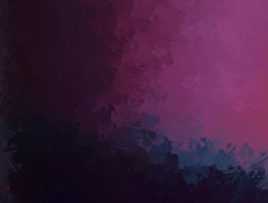 Taranmış Boyalı Soyut Arkaplan. Fırça darbesi ile boyanmış. Boya darbeleri. 2B Görüntü.