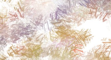 Taranmış Boyalı Soyut Arkaplan. Fırça darbesi ile boyanmış. Boya darbeleri. 2B Görüntü.