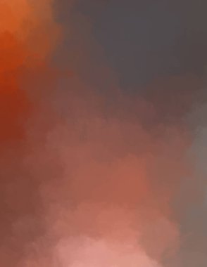 Taranmış Boyalı Soyut Arkaplan. Fırça darbesi ile boyanmış. Boya darbeleri. 2B Görüntü.