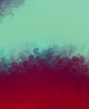 Taranmış Boyalı Soyut Arkaplan. Fırça darbesi ile boyanmış. Boya darbeleri. 2B Görüntü.