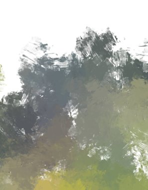 Taranmış Boyalı Soyut Arkaplan. Fırça darbesi ile boyanmış. Boya darbeleri. 2B Görüntü.