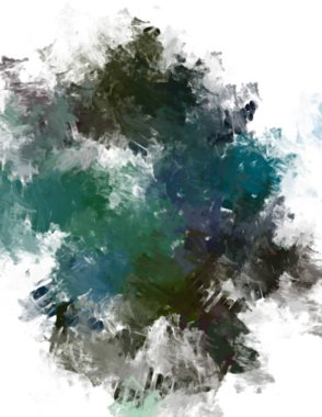 Taranmış Boyalı Soyut Arkaplan. Fırça darbesi ile boyanmış. Boya darbeleri. 2B Görüntü.