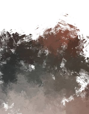 Taranmış Boyalı Soyut Arkaplan. Fırça darbesi ile boyanmış. Boya darbeleri. 2B Görüntü.