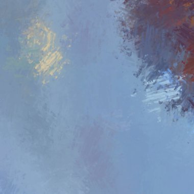 Taranmış Boyalı Soyut Arkaplan. Fırça darbesi ile boyanmış. Boya darbeleri. 2B Görüntü.