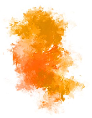 Taranmış Boyalı Soyut Arkaplan. Fırça darbesi ile boyanmış. Boya darbeleri. 2B Görüntü.