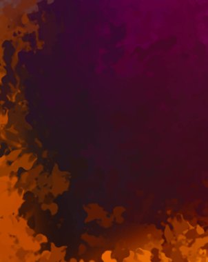 Taranmış Boyalı Soyut Arkaplan. Fırça darbesi ile boyanmış. Boya darbeleri. 2B Görüntü.