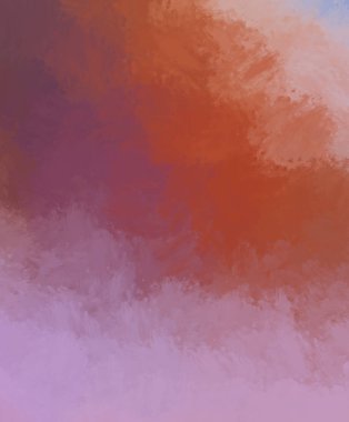 Taranmış Boyalı Soyut Arkaplan. Fırça darbesi ile boyanmış. Boya darbeleri. 2B Görüntü.