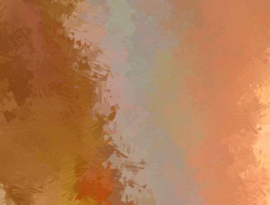 Taranmış Boyalı Soyut Arkaplan. Fırça darbesi ile boyanmış. Boya darbeleri. 2B Görüntü.