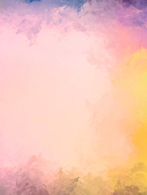 Taranmış Boyalı Soyut Arkaplan. Fırça darbesi ile boyanmış. Boya darbeleri. 2B Görüntü.