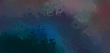 Taranmış Boyalı Soyut Arkaplan. Fırça darbesi ile boyanmış. Boya darbeleri. 2B Görüntü.