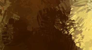 Taranmış Boyalı Soyut Arkaplan. Fırça darbesi ile boyanmış. Boya darbeleri. 2B Görüntü.