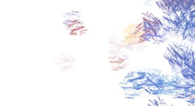 Taranmış Boyalı Soyut Arkaplan. Fırça darbesi ile boyanmış. Boya darbeleri. 2B Görüntü.