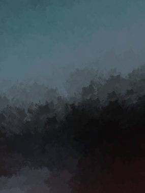 Taranmış Boyalı Soyut Arkaplan. Fırça darbesi ile boyanmış. Boya darbeleri. 2B Görüntü.