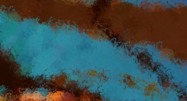 Taranmış Boyalı Soyut Arkaplan. Fırça darbesi ile boyanmış. Boya darbeleri. 2B Görüntü.