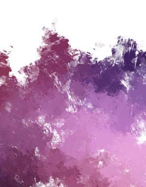 Taranmış Boyalı Soyut Arkaplan. Fırça darbesi ile boyanmış. Boya darbeleri. 2B Görüntü.