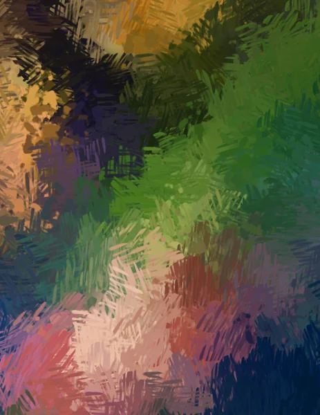 Brushed Painted Abstract Hintergrund Pinselstrich Malerei Farbtupfer Illustration — Stockfoto