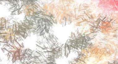 Taranmış Boyalı Soyut Arkaplan. Fırça darbesi ile boyanmış. Boya darbeleri. 2B Görüntü.