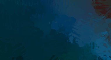 Taranmış Boyalı Soyut Arkaplan. Fırça darbesi ile boyanmış. Boya darbeleri. 2B Görüntü.