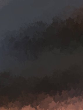 Taranmış Boyalı Soyut Arkaplan. Fırça darbesi ile boyanmış. Boya darbeleri. 2B Görüntü.