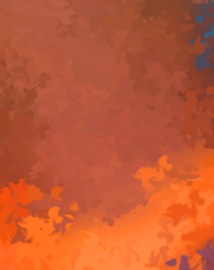 Taranmış Boyalı Soyut Arkaplan. Fırça darbesi ile boyanmış. Boya darbeleri. 2B Görüntü.