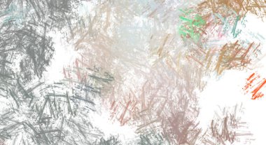 Taranmış Boyalı Soyut Arkaplan. Fırça darbesi ile boyanmış. Boya darbeleri. 2B Görüntü.