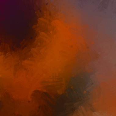 Taranmış Boyalı Soyut Arkaplan. Fırça darbesi ile boyanmış. Boya darbeleri. 2B Görüntü.