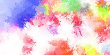 Taranmış Boyalı Soyut Arkaplan. Fırça darbesi ile boyanmış. Boya darbeleri. 2B Görüntü.